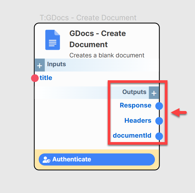 Create Output