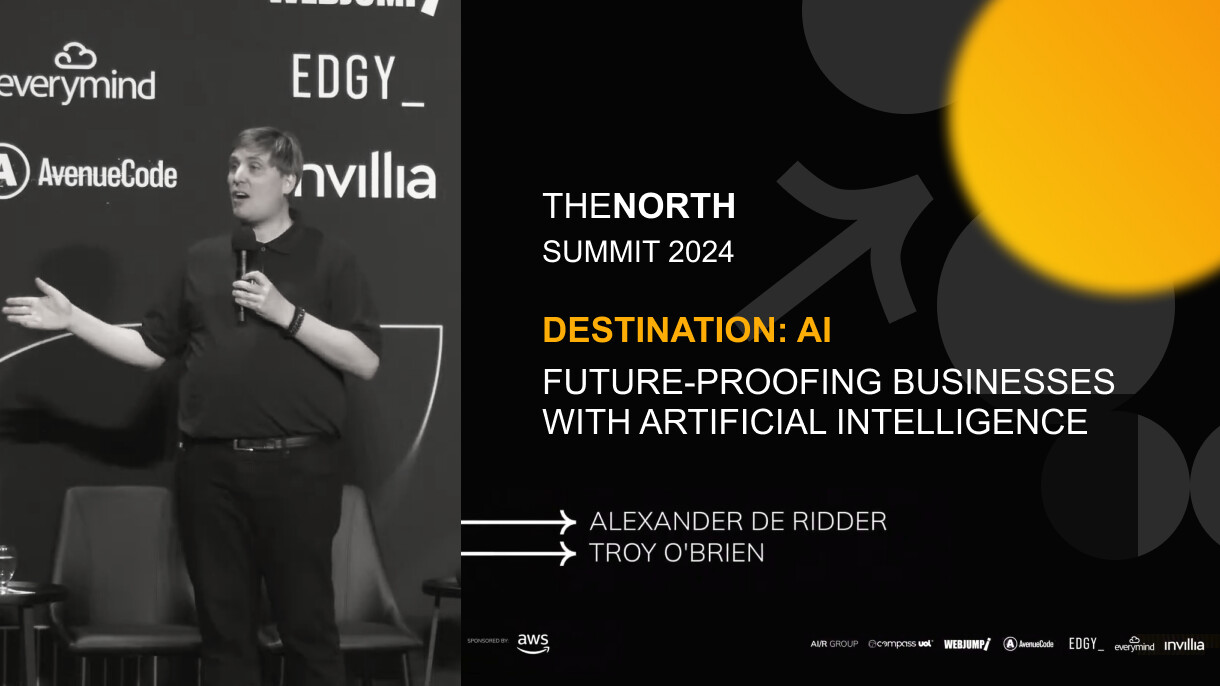 Alexander De Ridder Speaking at The North Summit 2024 AI Revolution Fast Forward Conference