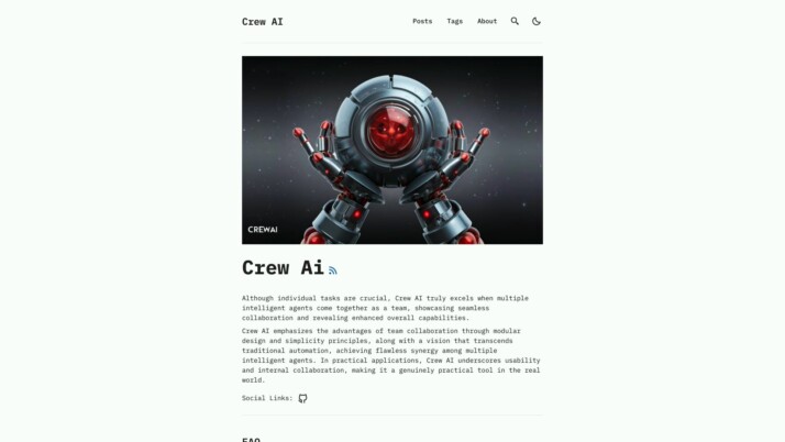 Crew AI Website