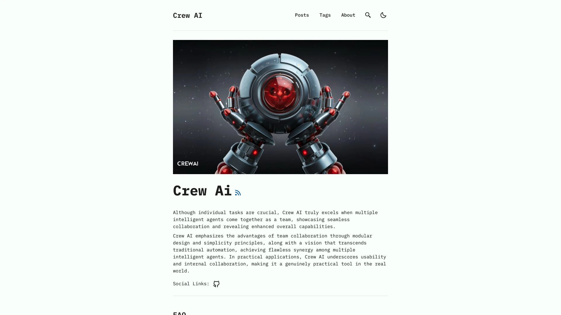 CrewAI Website