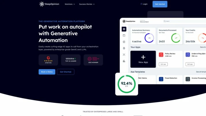 DeepOpinion Website