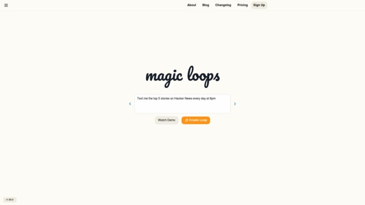 Magic Loops Website