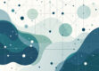 Minimalist geometric abstract design symbolizing AI agent architecture.