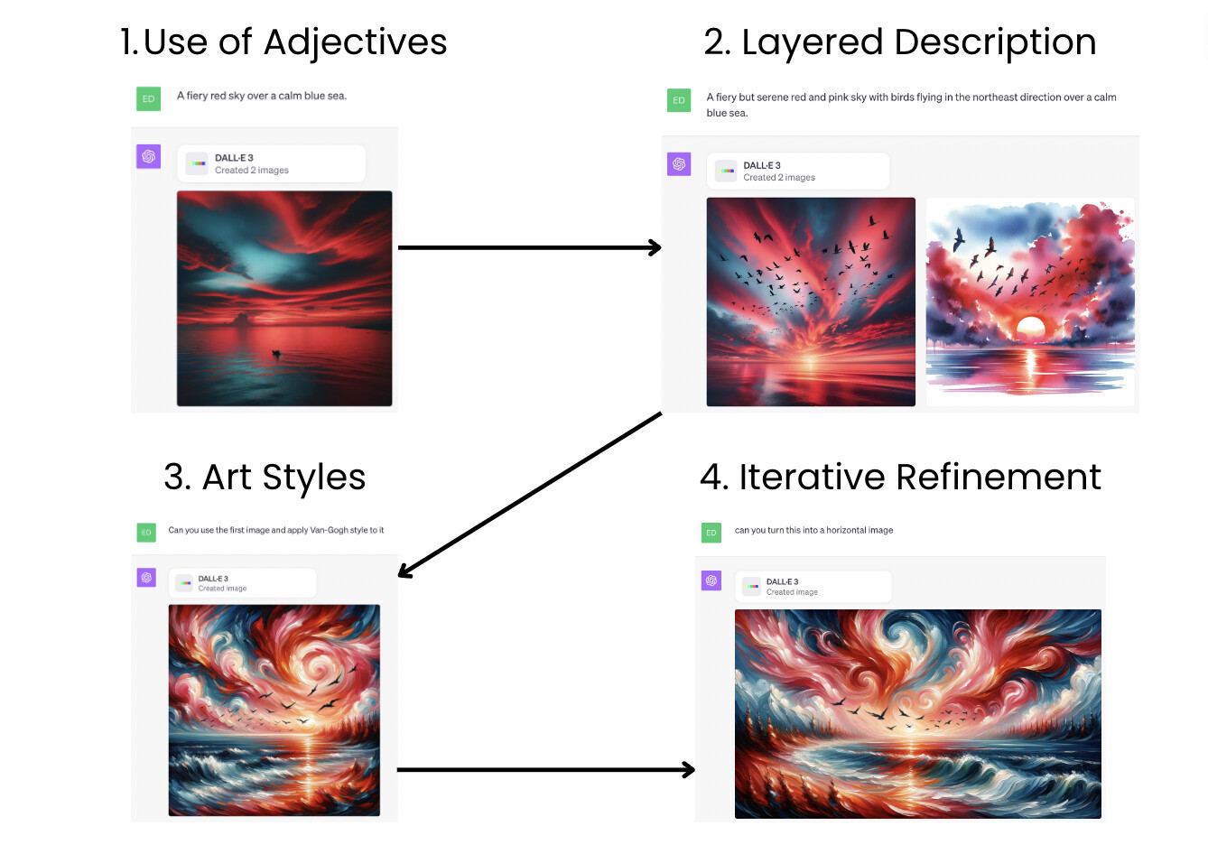 Refining digital artwork with vibrant skies and water.