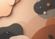 A clean, minimalist abstract background with geometric shapes and gradients in muted, earthy tones.