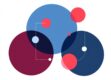 An abstract representation of object-oriented and agent-oriented programming through simple geometric shapes.