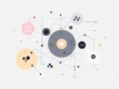A minimalist illustration of abstract geometric shapes symbolizing the interconnected nature of multi-agent systems.