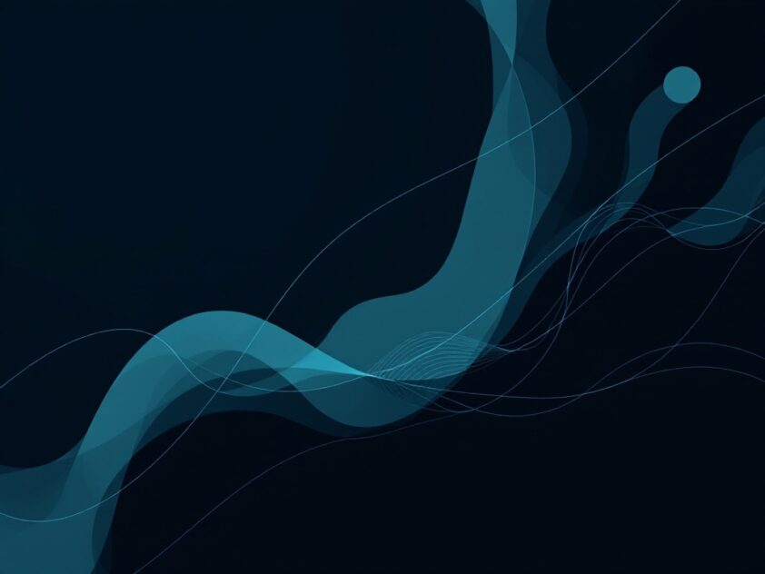 Abstract geometric shapes representing agent architectures in artificial intelligence