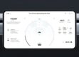 A sleek, minimalist dashboard display showcasing visual indicators and intuitive controls of an autonomous vehicle.