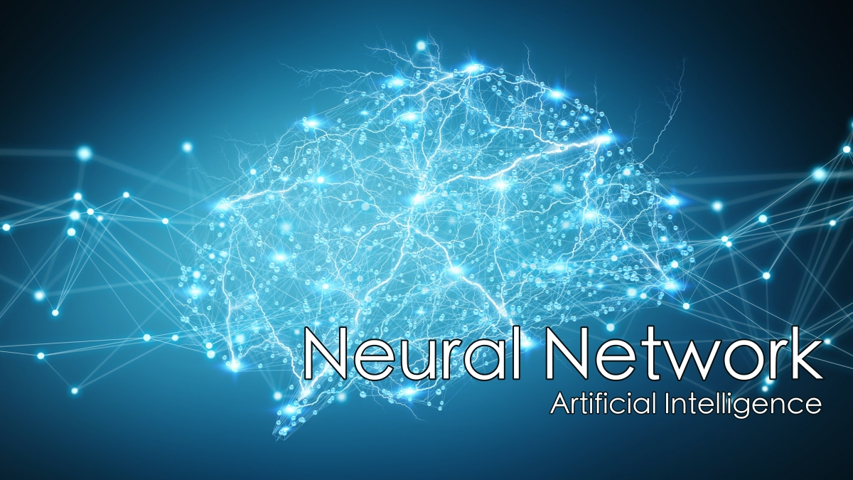 A glowing network resembling a brain with bright neural connections.