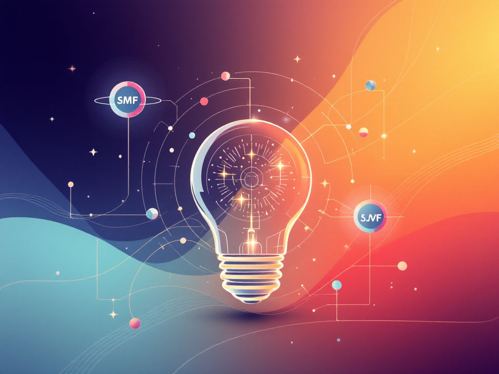 A stylized illustration representing Intelligent Agents in Finance, conveying technological advancement and innovation through geometric shapes and a restrained color palette.