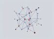 A minimalist visual representation of a knowledge graph with interconnected nodes and lines.