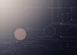 A clean, minimalist digital background featuring abstract geometric shapes and lines in muted colors.