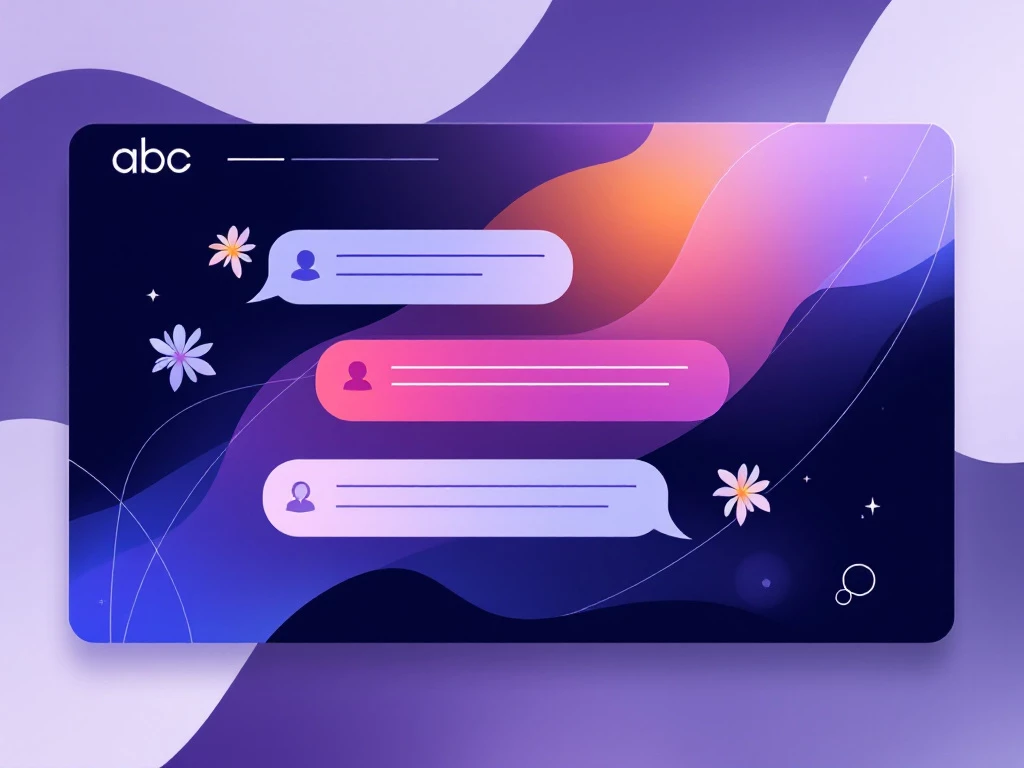 A minimalist chat interface illustrating human-AI interaction.