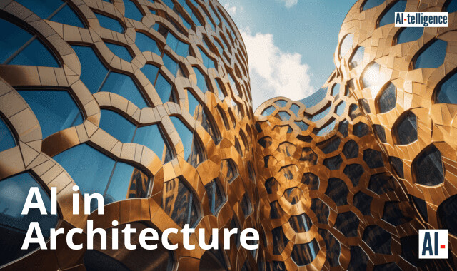 A modern architectural structure with a honeycomb facade.