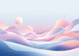A clean, modern digital landscape with abstract geometric shapes and lines in soft, muted colors, suggesting interconnectedness.