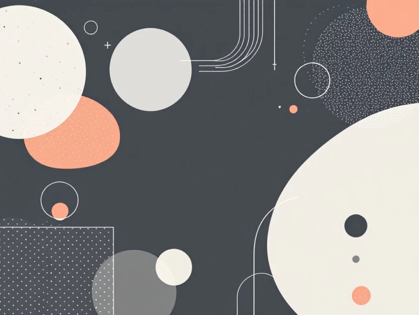 A clean and modern cover image featuring abstract shapes and geometric patterns in a muted color palette.