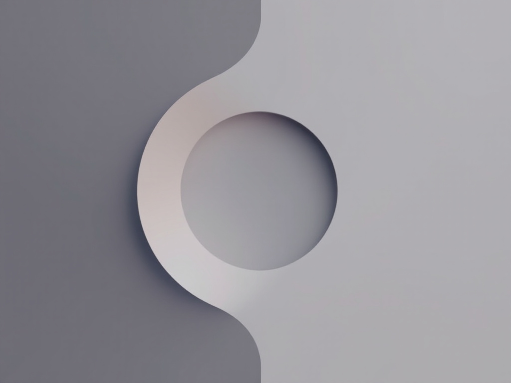 Stylish minimalist financial concept image featuring a geometric shape in muted colors.