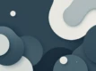 A clean, modern design featuring abstract geometric shapes in muted tones.
