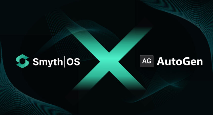 Comparison of Smythos and Autogen features showcasing technology innovation and user experience in a visually engaging format.