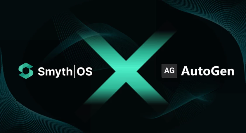 Comparison of Smythos and Autogen features showcasing technology innovation and user experience in a visually engaging format.
