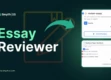 Professional essay reviewer at work, providing feedback and improving writing skills for students and writers, enhancing academic performance.
